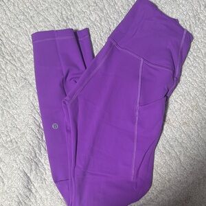 Lululemon Athletica Vibrant Purple Leggings
